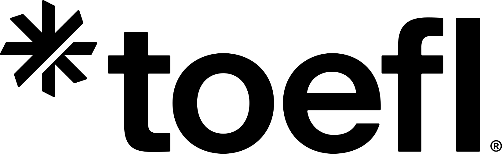 Logo oficial del examen TOEFL